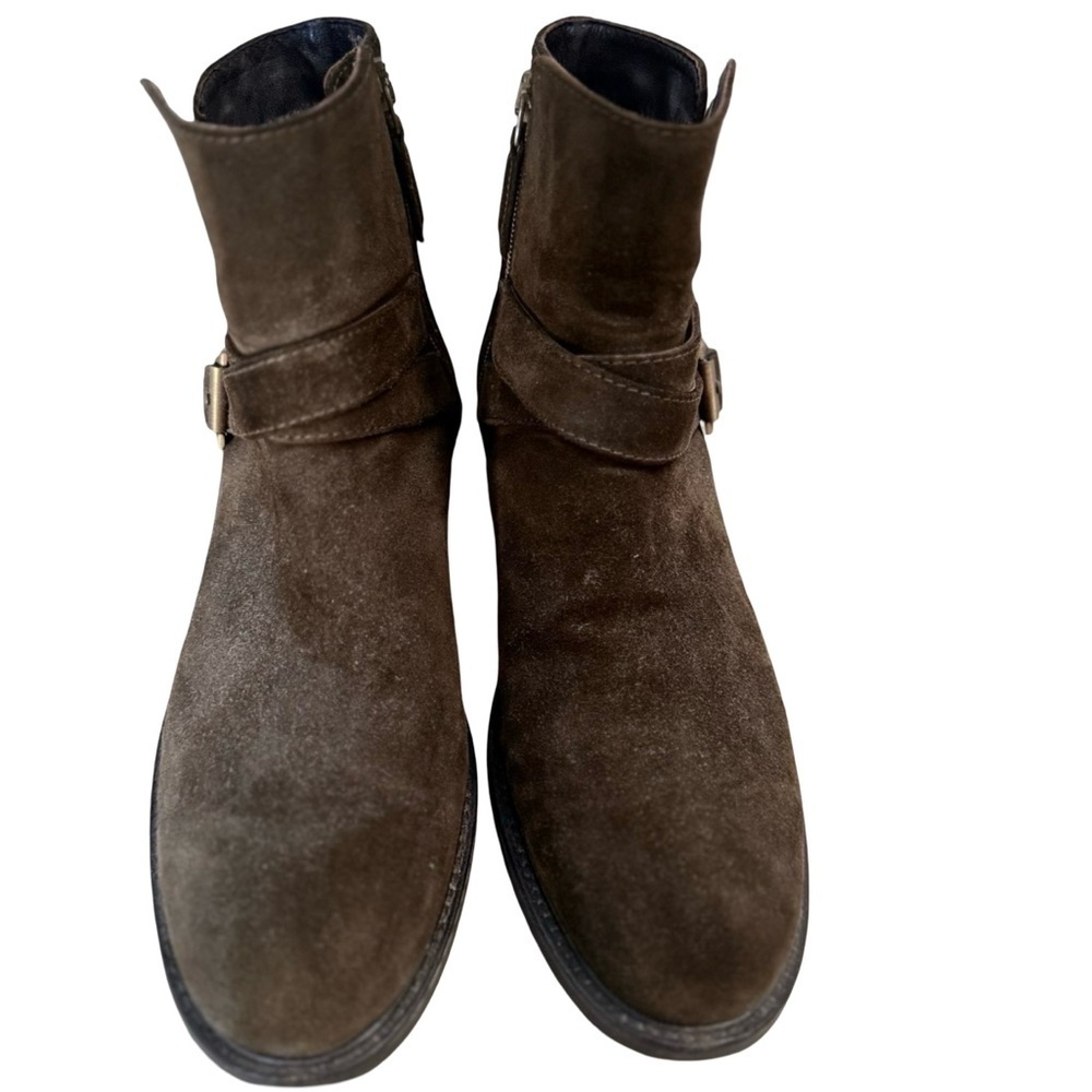 Women’s Aquatalia ankle bootie in brown suede size 7.5 - Picture 4 of 13